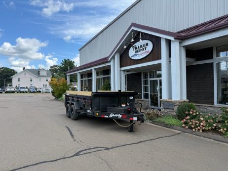 New Liberty 6'11" x 14' Telescopic Dump Trailer 15.4K
