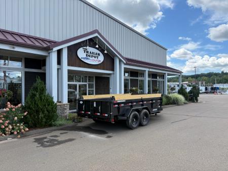 New Liberty 6'11" x 14' Telescopic Dump Trailer 15.4K