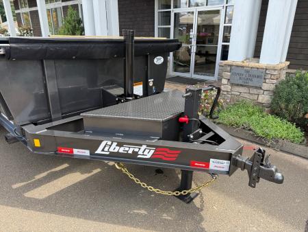 New Liberty 6'11" x 14' Telescopic Dump Trailer 15.4K
