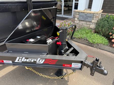 New Liberty 6'11" x 14' Telescopic Dump Trailer 15.4K