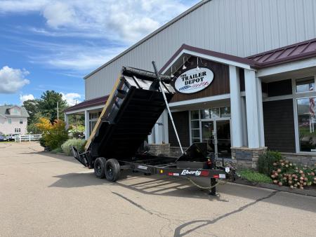New Liberty 6'11" x 14' Telescopic Dump Trailer 15.4K