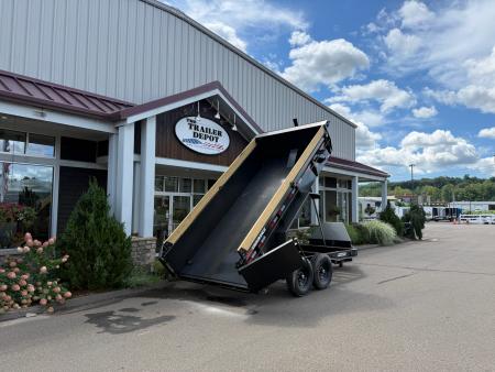 New Liberty 6'11" x 14' Telescopic Dump Trailer 15.4K