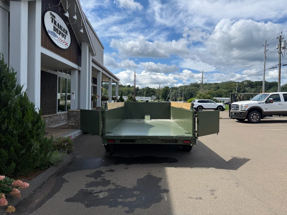 New Liberty 6'11" x 14' Telescopic Dump Trailer 15.4K