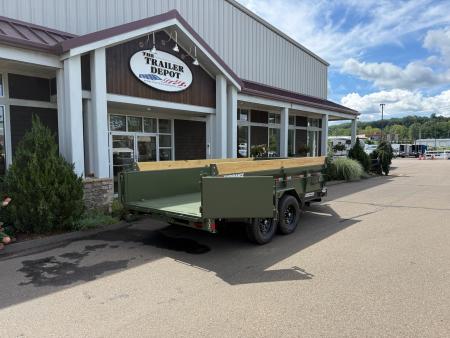 New Liberty 6'11" x 14' Telescopic Dump Trailer 15.4K
