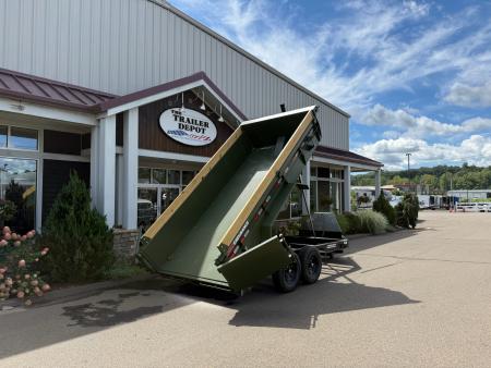 New Liberty 6'11" x 14' Telescopic Dump Trailer 15.4K