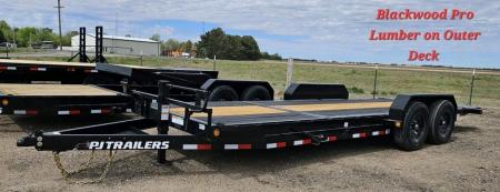 New 2027 PJ Trailers 83" x 22' 6" Channel Equipment Tilt, w/14ply Tires (T6) Tilt Trailer