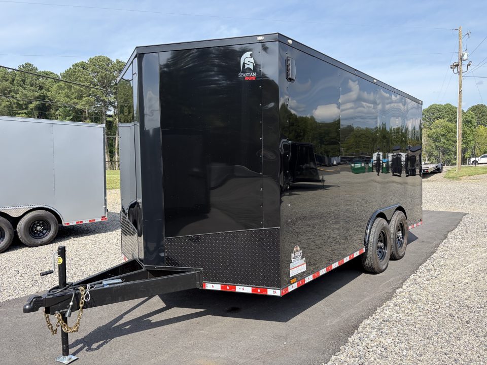 New 2027 Spartan 8.5x16 Pro-Series, Enclosed Trailer, 14K GVWR, Big Package 12" On Center Frame, Polycor, 7' Interior
