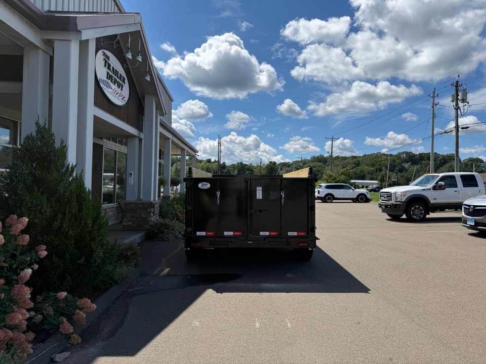 New Liberty 6'11" x 14' Telescopic Dump Trailer With High Sides 15.4K