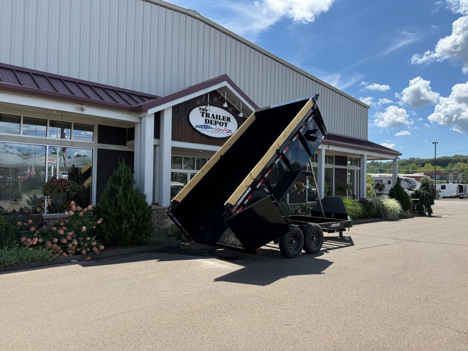 New Liberty 6'11" x 14' Telescopic Dump Trailer With High Sides 15.4K