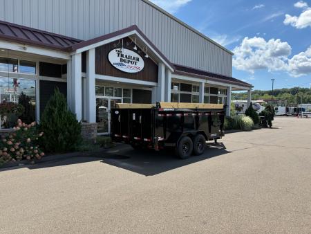 New Liberty 6'11" x 14' Telescopic Dump Trailer With High Sides 15.4K