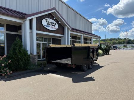 New Liberty 6'11" x 14' Telescopic Dump Trailer With High Sides 15.4K
