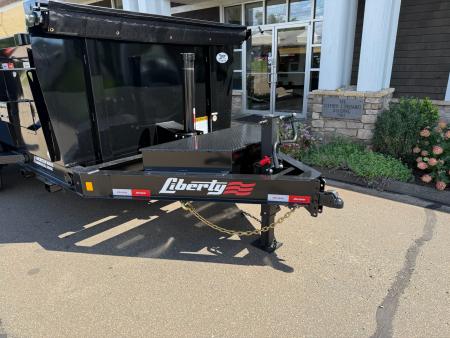 New Liberty 6'11" x 14' Telescopic Dump Trailer With High Sides 15.4K