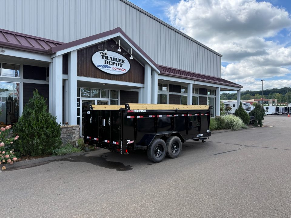 New Liberty 6'11" x 16' Telescopic Dump Trailer With High Sides 15.4K