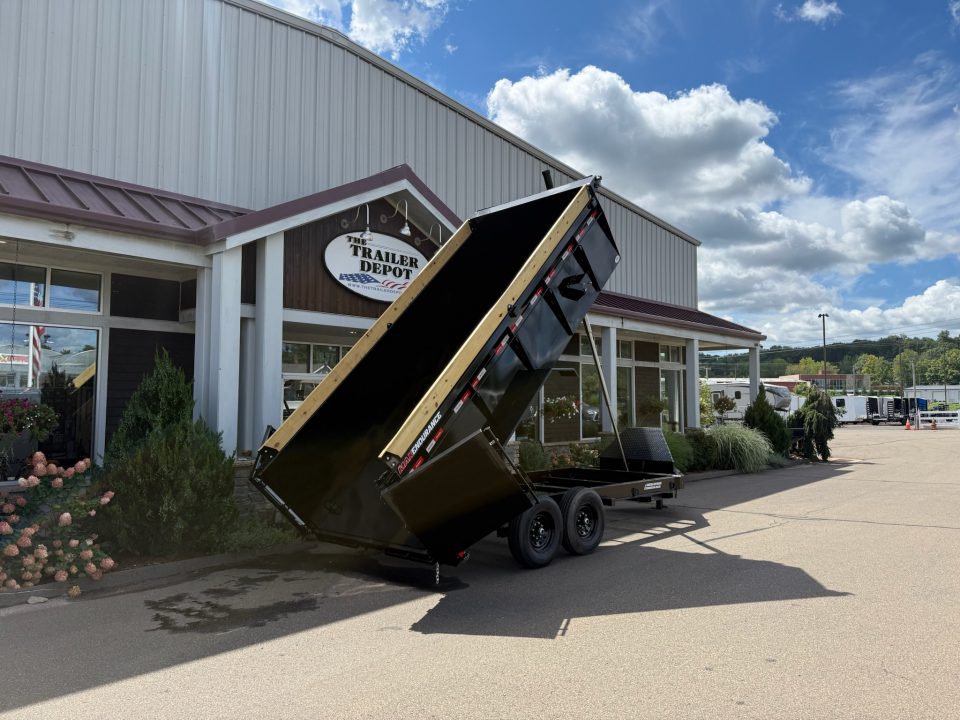 New Liberty 6'11" x 16' Telescopic Dump Trailer With High Sides 15.4K