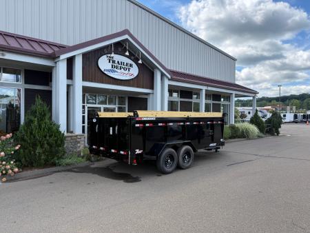 New Liberty 6'11" x 16' Telescopic Dump Trailer With High Sides 15.4K
