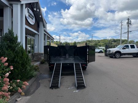 New Liberty 6'11" x 16' Telescopic Dump Trailer With High Sides 15.4K