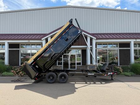 New Liberty 6'11" x 16' Telescopic Dump Trailer With High Sides 15.4K