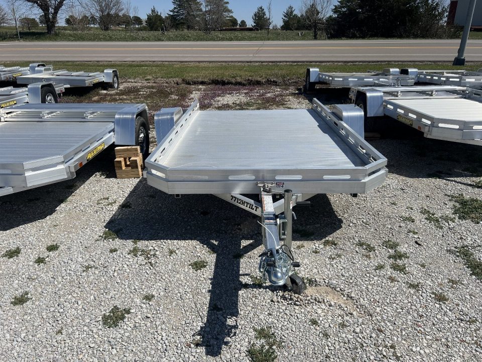 New 2025 Aluma 7712H-TILT-S Utility Trailer
