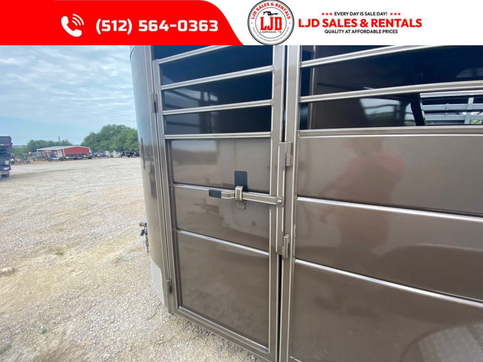 New 2027 Calico - 3 Horse Slant Trailer - 6'W x 16' L x6'6"Tall - Mats