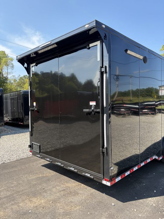 New 2027 Spartan 28' "Pro-Series" - BATHROOM Race Trailer, PolyCor, 7'4" Interior, 12K GVWR Torsion Spread Axles, A/C, Rubber Coin PKG