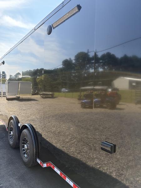 New 2027 Spartan 28' "Pro-Series" - BATHROOM Race Trailer, PolyCor, 7'4" Interior, 12K GVWR Torsion Spread Axles, A/C, Rubber Coin PKG
