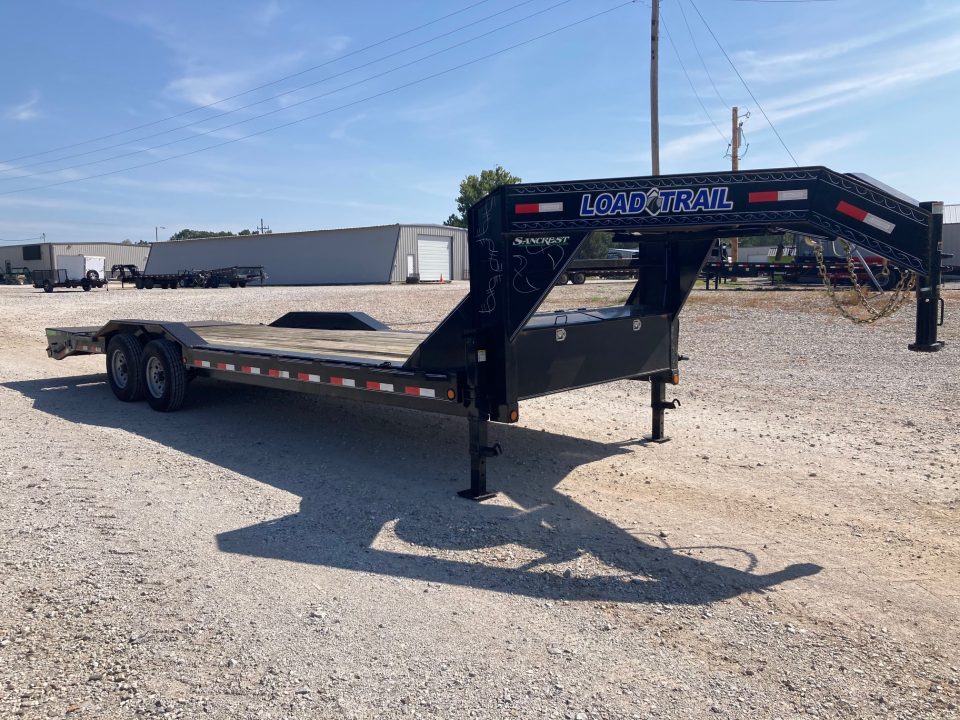 New 2021 Load Trail 102X26 TANDEM 14K GN W/ DRIVE OVER FENDERS & MAX RAMPS Equipment Trailer