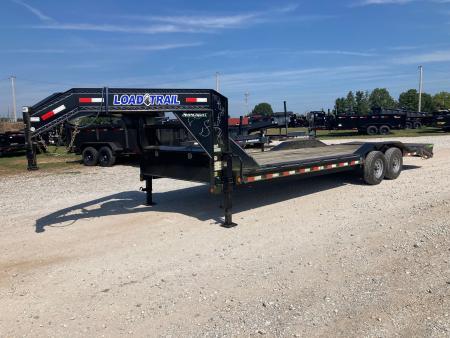New 2021 Load Trail 102X26 TANDEM 14K GN W/ DRIVE OVER FENDERS & MAX RAMPS Equipment Trailer