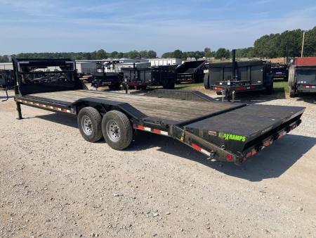 New 2021 Load Trail 102X26 TANDEM 14K GN W/ DRIVE OVER FENDERS & MAX RAMPS Equipment Trailer