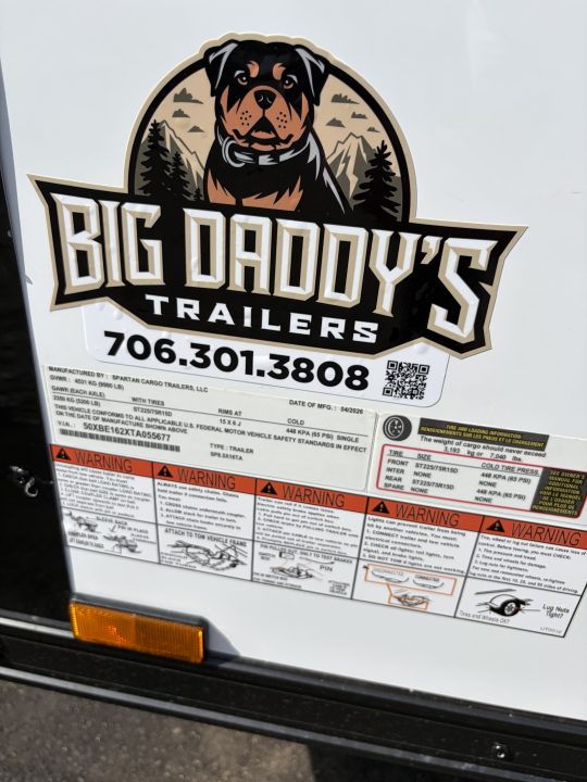 New 2027 Spartan Cargo 8.5x16 Enclosed Trailer, Pro-Series, 10K GVWR, Polycor, 7' Interior, Tube Cross Members