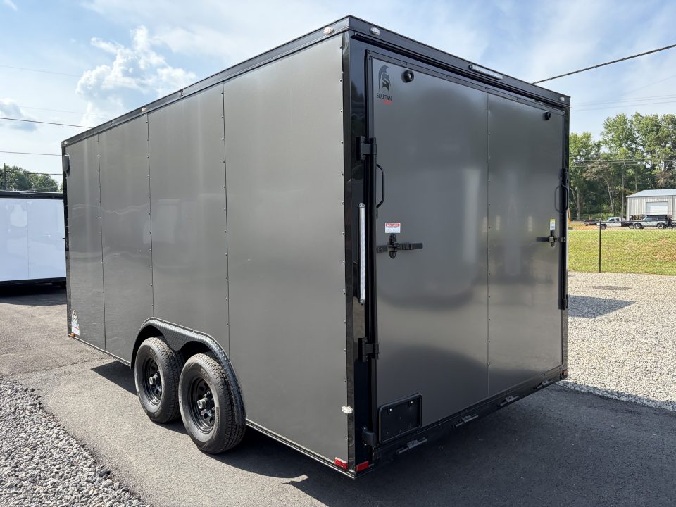 New 2027 Spartan Cargo 8.5x16 Enclosed Trailer, Pro-Series, 10K GVWR, Polycor, 7' Interior, Tube Cross Members