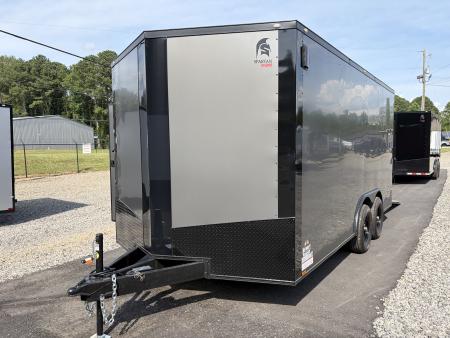 New 2027 Spartan Cargo 8.5x16 Enclosed Trailer, Pro-Series, 10K GVWR, Polycor, 7' Interior, Tube Cross Members