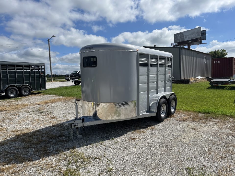 New 2026 Calico Trailers 6x12 Tandem 7K Stock Trailer W/ Full Swing Back Gate