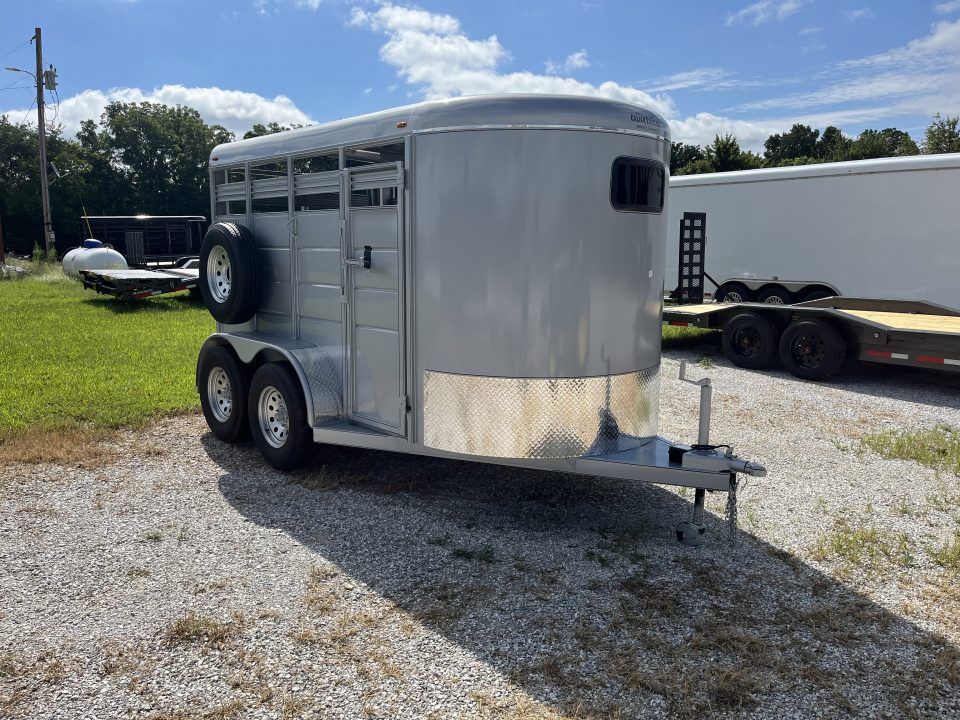 New 2026 Calico Trailers 6x12 Tandem 7K Stock Trailer W/ Full Swing Back Gate
