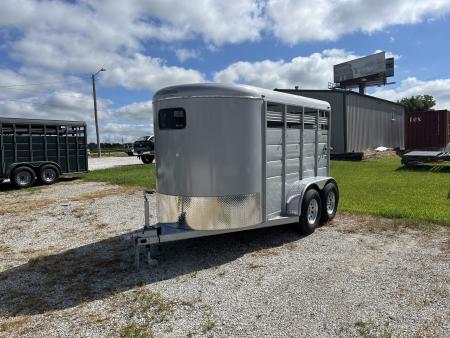 New 2026 Calico Trailers 6x12 Tandem 7K Stock Trailer W/ Full Swing Back Gate