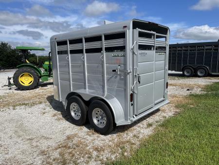 New 2026 Calico Trailers 6x12 Tandem 7K Stock Trailer W/ Full Swing Back Gate