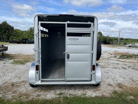 New 2026 Calico Trailers 6x12 Tandem 7K Stock Trailer W/ Full Swing Back Gate