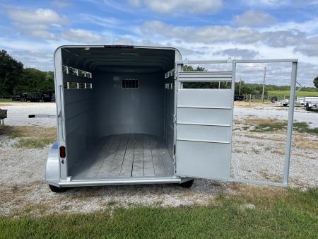 New 2026 Calico Trailers 6x12 Tandem 7K Stock Trailer W/ Full Swing Back Gate