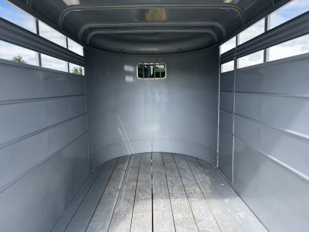 New 2026 Calico Trailers 6x12 Tandem 7K Stock Trailer W/ Full Swing Back Gate