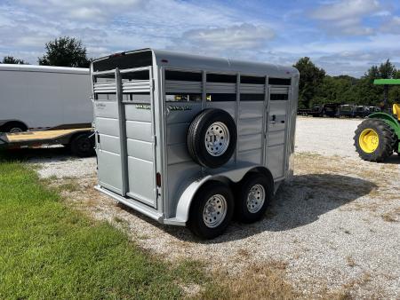 New 2026 Calico Trailers 6x12 Tandem 7K Stock Trailer W/ Full Swing Back Gate