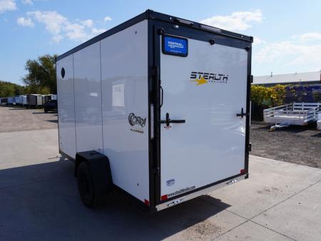 New 2025 Stealth Trailers 6x12ft Aluminum Enclosed