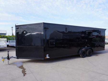 New 2025 Stealth Trailers 7.5x29ft Snowmobile Trailer