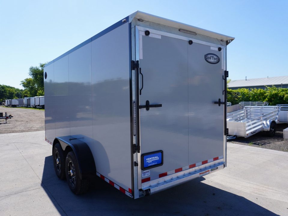 New 2025 Cell-Tech Trailers 7x16ft Galvanized Enclosed