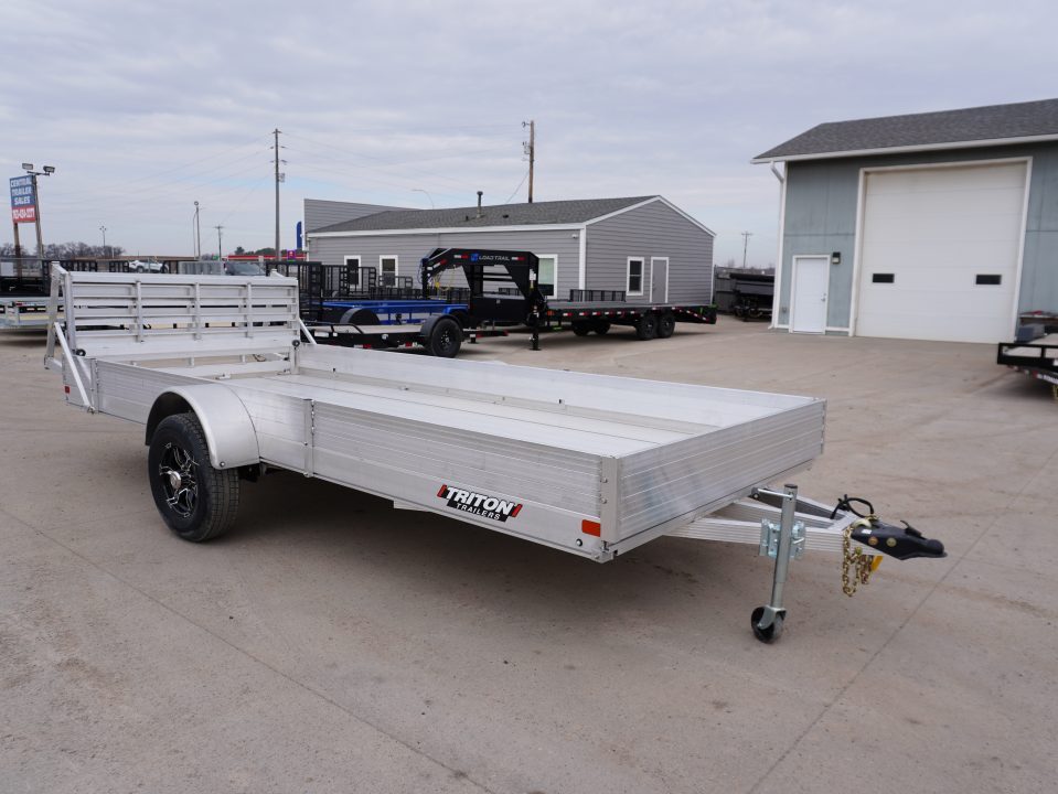 New 2027 Triton Trailers 81"x16ft Aluminum Utility Trailer