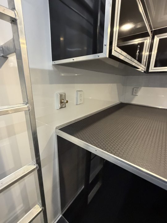 New 2027 Haulmark EDGE 28 Stacker Race Trailer, Finished Race Interior, 21K GVWR, Awnings, Lift