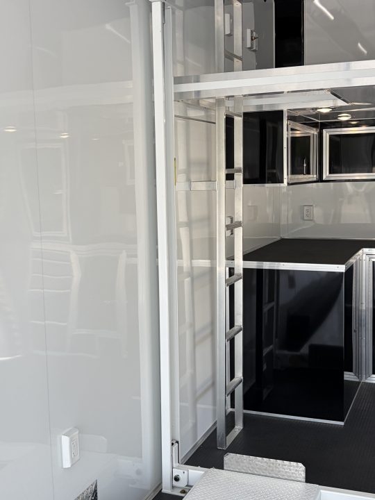 New 2027 Haulmark EDGE 28 Stacker Race Trailer, Finished Race Interior, 21K GVWR, Awnings, Lift