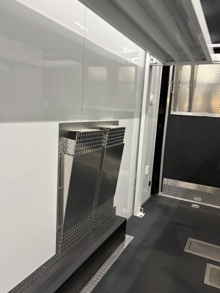 New 2027 Haulmark EDGE 28 Stacker Race Trailer, Finished Race Interior, 21K GVWR, Awnings, Lift