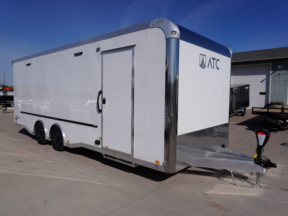New 2026 ATC ROM450 8.5x24ft Enclosed Car Hauler