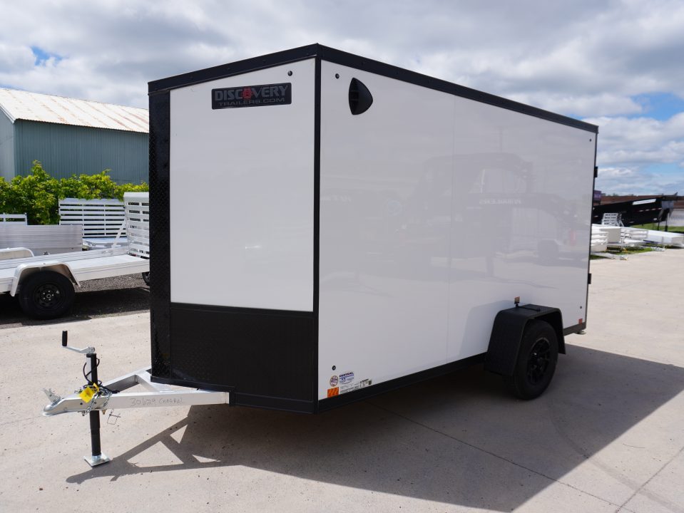 New 2027 Discovery Trailers 6X12 Aluminum Cargo / Enclosed Trailer