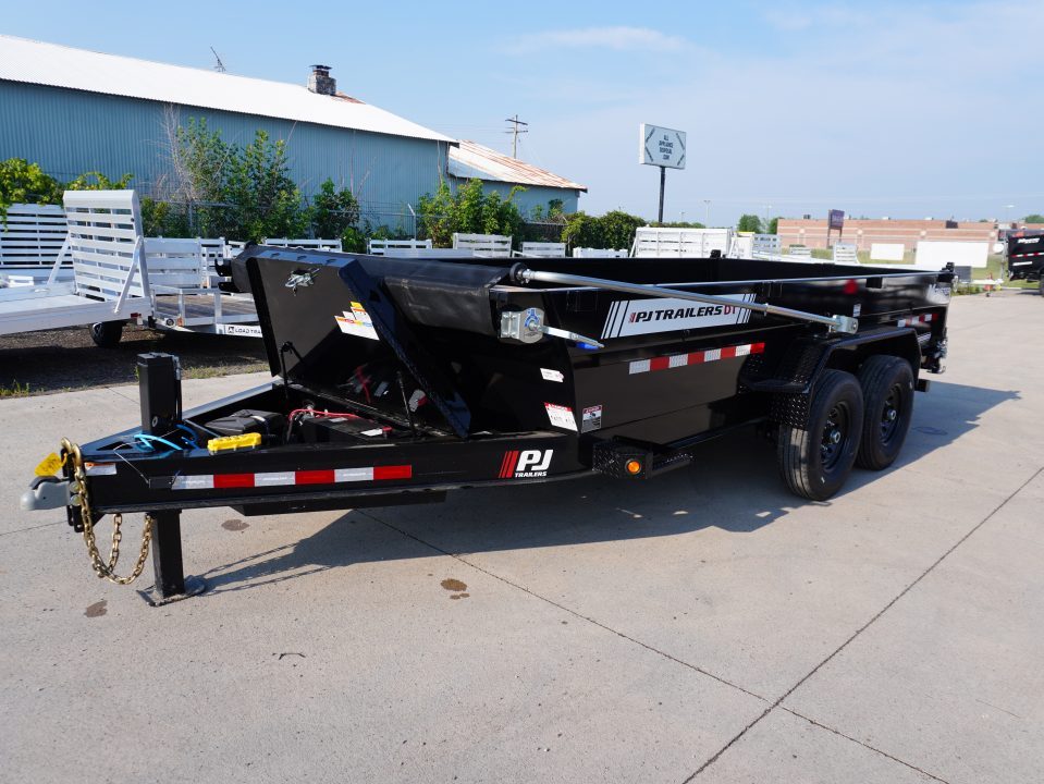 New 2027 PJ Trailers DT1 83"x16ft Dump Trailer
