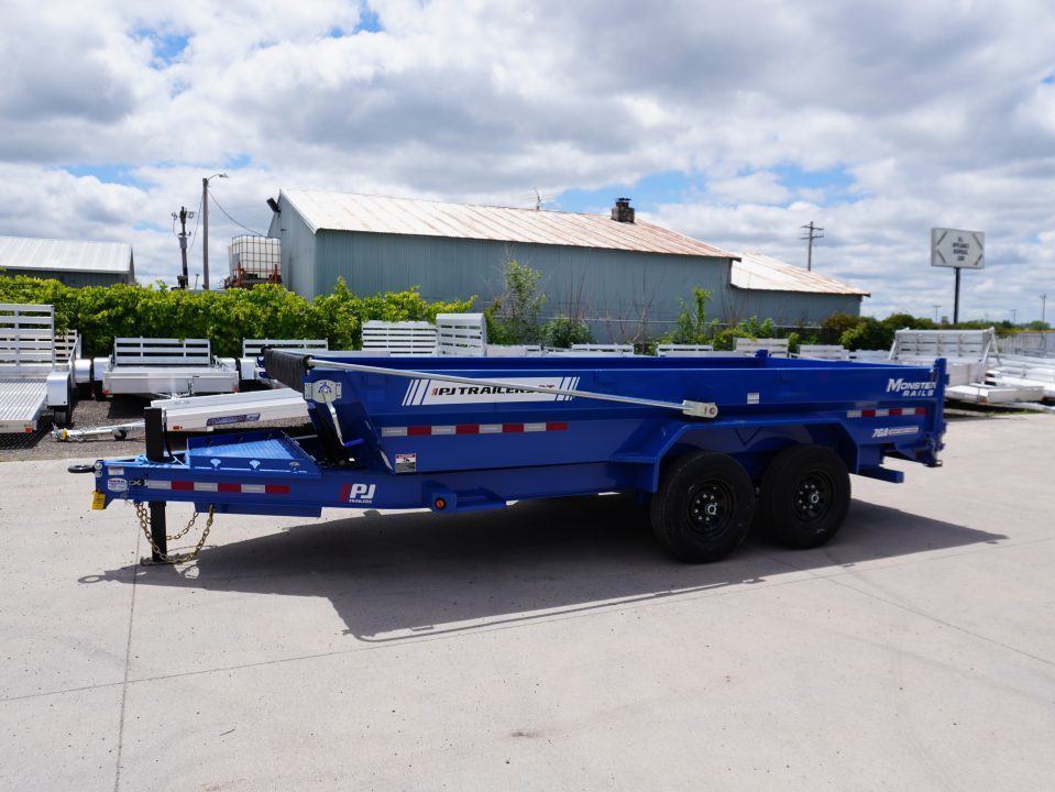 New 2027 PJ Trailers DT1 83"x16ft Dump Trailer